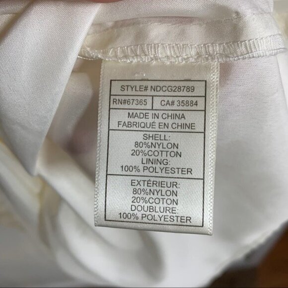 Cupcakes & Cashmere Ivory Sleeveless Lace Sheath Dress Women’s Size Large - Picture 10 of 12